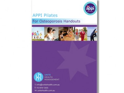 APPI Pilates for Osteoporosis Handouts